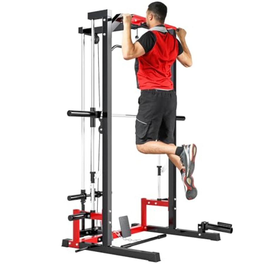 Pull Up Bar - Power Cage Smith Machine Multi-Funcional com