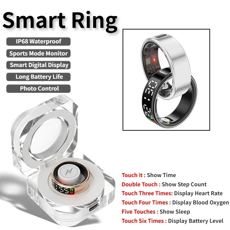 Gymnastic Ring - Sr08 anel inteligente para homens mulheres