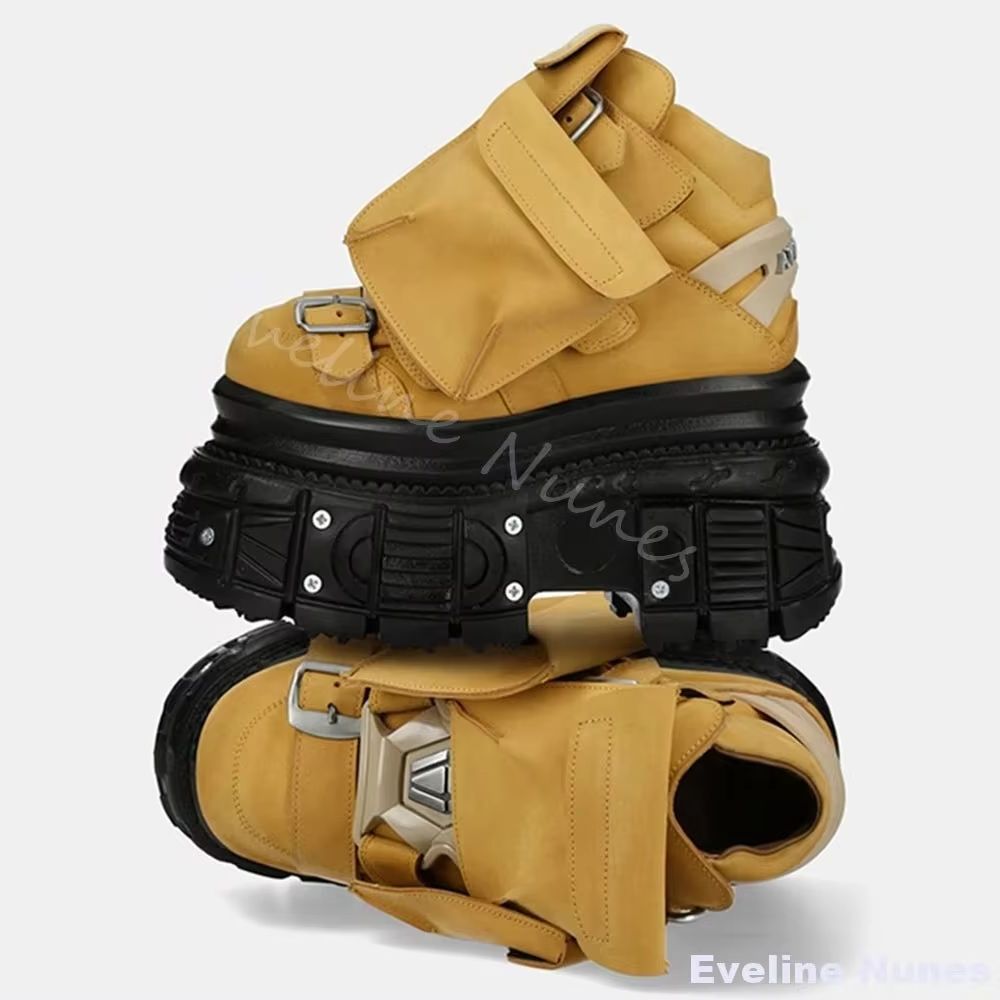 Crossfit Belt - Bolso punk tanque sapatos femininos plataforma