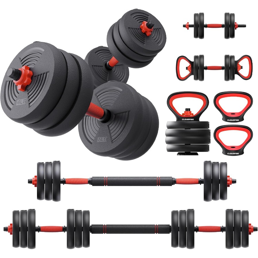 Kettlebell - Conjunto de halteres ajustáveis, conjunto de