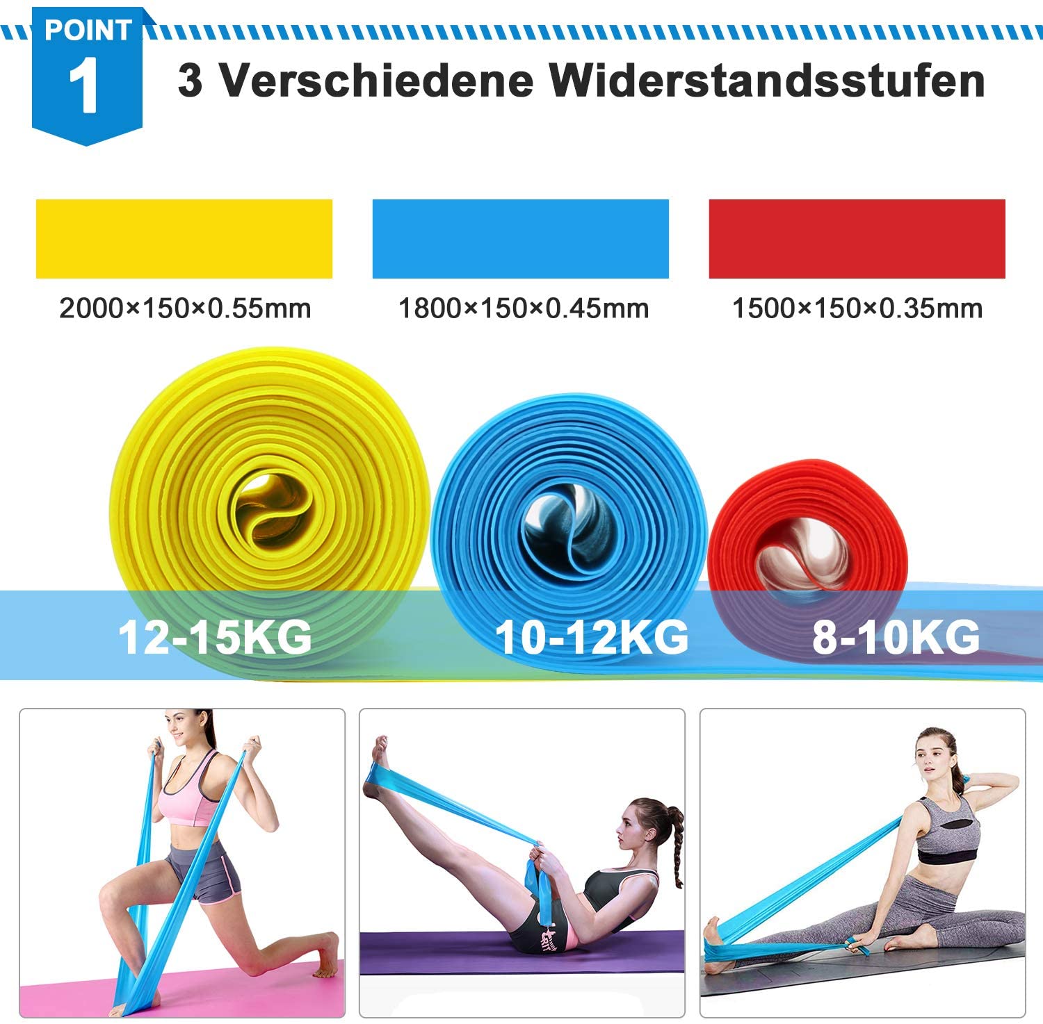 Faixas elásticas de fitness, 3 - Crossfit Belt avaliação e preço