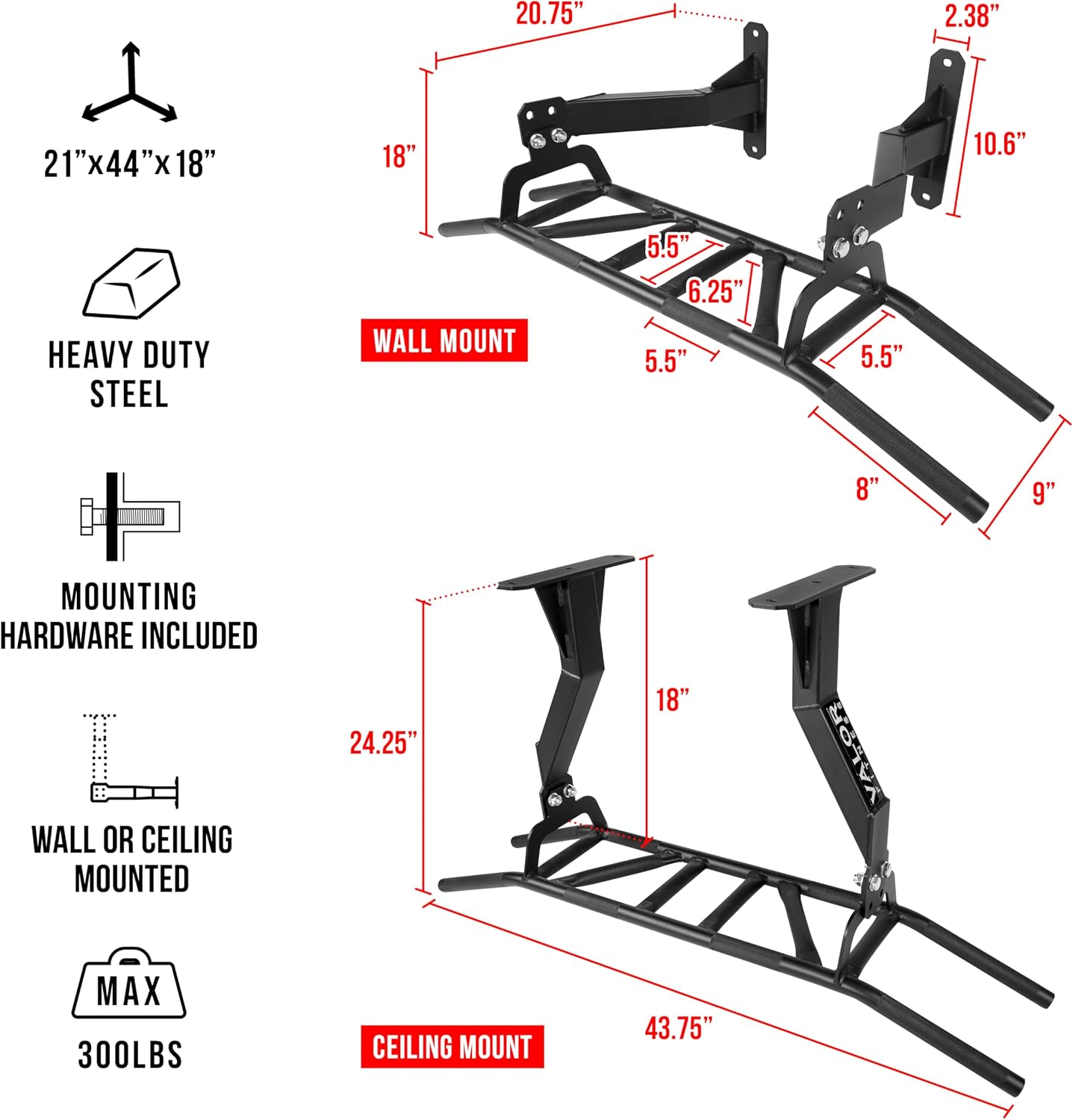 Barra para exercícios de eleva - Pull Up Bar avaliação e preço