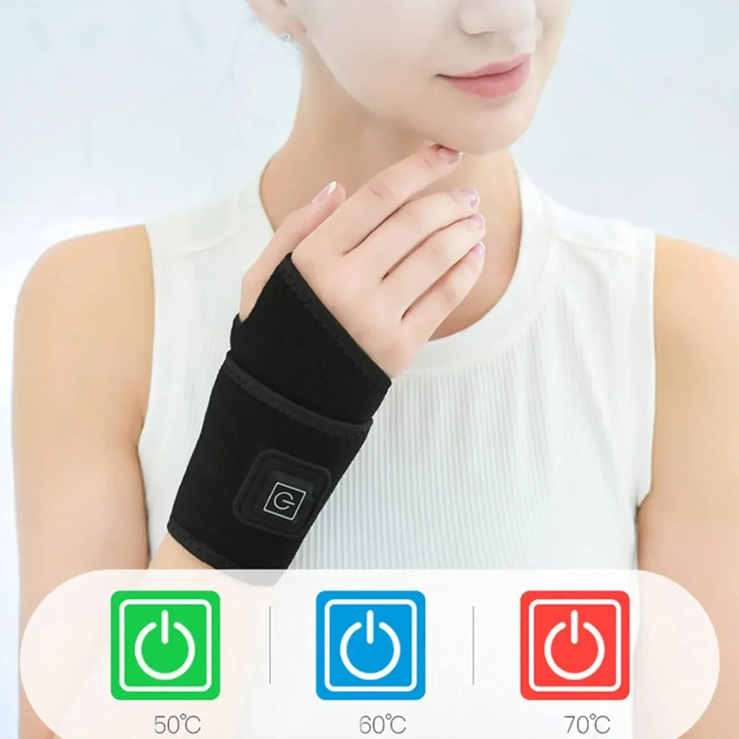 Massageador de mãos com aqueci - Wrist Wraps avaliação e preço