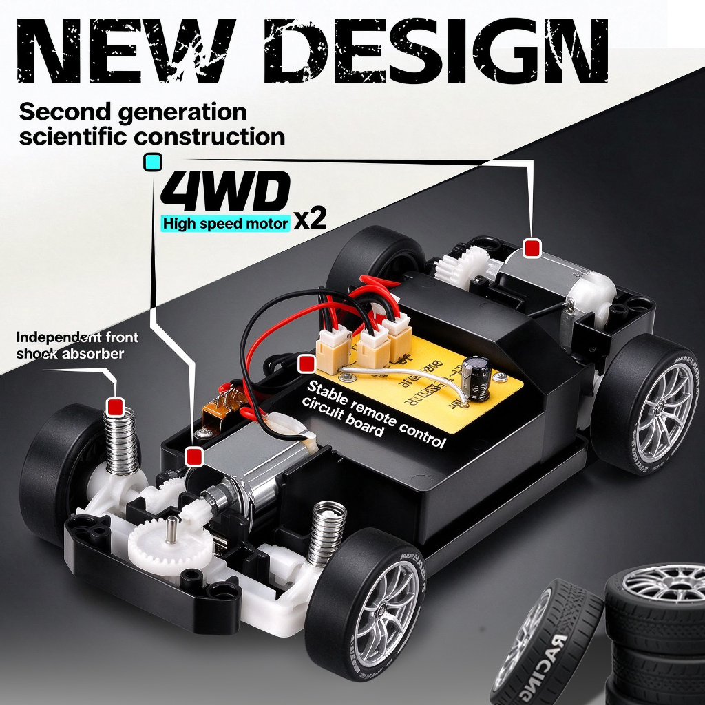Carro RC 4WD 1:24 50KM/H, Carr - Victor Racket Jetspeed avaliação e preço