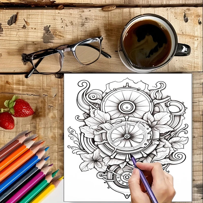 Livro de Colorir Flores Steamp - Chalk Bag avaliação e preço