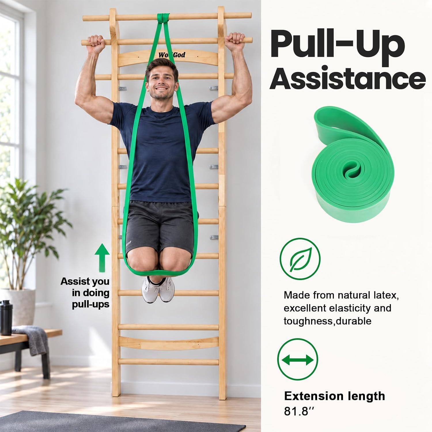 Barra de treino em madeira est - Pull Up Bar avaliação e preço